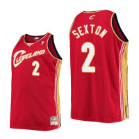 Collin Sexton #2 Cavaliers Hardwood Classics Wine Jersey