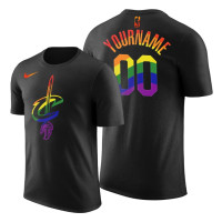 2020 LGBT Pride Month Cleveland Cavaliers Black T-Shirt Men