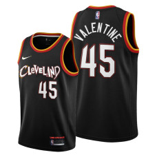 Denzel Valentine #45 Cleveland Cavaliers 2021-22 City Edition Black Jersey