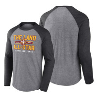 Cleveland Cavaliers 2022 All-Star Game Gray T-Shirt Tri-Blend Raglan