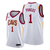 Kevin Pangos Cleveland Cavaliers White Association Edition Jersey #1
