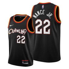 Cleveland Cavaliers #22 Larry Nance Jr. Black 2020-21 City Jersey New Uniform