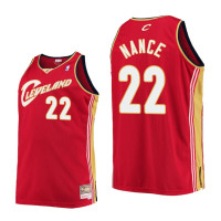 Larry Nance #22 Cavaliers Hardwood Classics Wine Jersey