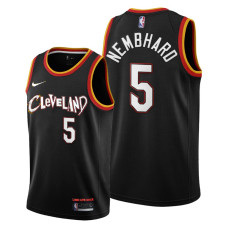 RJ Nembhard #5 Cleveland Cavaliers 2021-22 City Edition Black Jersey