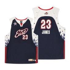 LeBron James Cavaliers Throwback 2007 All-Star Game Blue Jersey