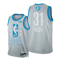 2022 NBA All-Star Game Cavaliers #31 Jarrett Allen Gray Jersey Reserves