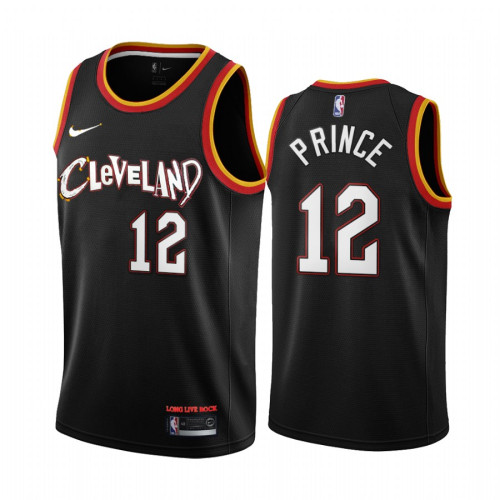 Taurean Prince Cleveland Cavaliers 2021 City Edition Black #12 Jersey