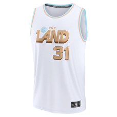 Jarrett Allen Cleveland Cavaliers Fanatics Branded 2022/23 Fastbreak Jersey - City Edition - White