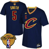 JR Smith Cavaliers #5 2016 Finals Black Jersey