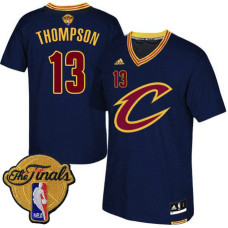 Cleveland Cavaliers #13 Tristan Thompson Navy Blue Finals Jersey
