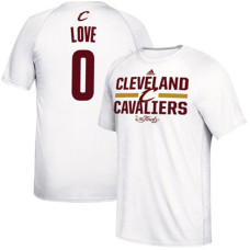 Cleveland Cavaliers #0 Kevin Love White Finals T-Shirt