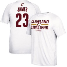 Cleveland Cavaliers #23 LeBron James White Finals T-Shirt