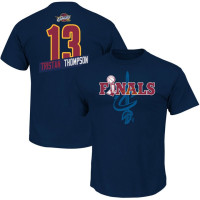 Cleveland Cavaliers #13 Tristan Thompson Navy Blue Finals T-Shirt