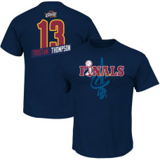 Cleveland Cavaliers #13 Tristan Thompson Navy Blue Finals T-Shirt