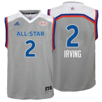 Youth Cleveland Cavaliers #2 Kyrie Irving Gray 2017 All-Star Jersey