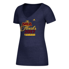 Women's 2017 Eastern Conference Champion Cavaliers Tri-Blend Navy T-Shirt