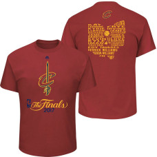 2017 Finals Cavaliers State Roster Wine T-Shirt