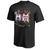 2017 Finals Cavaliers vs Warriors Bound Dueling Player Match Up Black T-Shirt