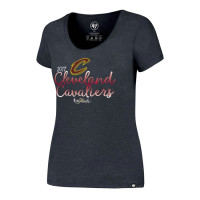 Women's 2017 Finals Cavaliers Scoop Neck Navy T-Shirt