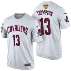 2017 Finals Patch Tristan Thompson Cavaliers White T-Shirt