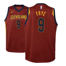 Youth Cleveland Cavaliers #9 Channing Frye Maroon Icon Jersey