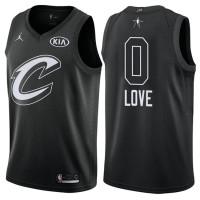 Cleveland Cavaliers #0 Kevin Love Black 2018 All-Star Jersey