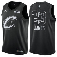 Cleveland Cavaliers #23 LeBron James Black Swingman 2018 All-Star Jersey