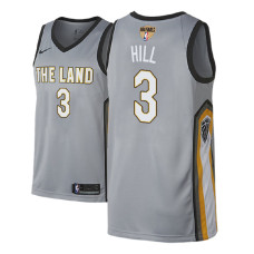 Cleveland Cavaliers #3 George Hill Gray City Jersey