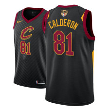 Cleveland Cavaliers #81 Jose Calderon Black Statement Jersey
