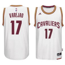 Cleveland Cavaliers #17 Anderson Varejao White Home Jersey