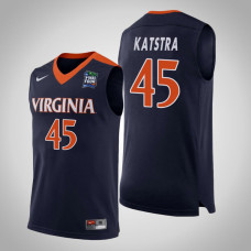 Virginia Cavaliers #45 Austin Katstra 2019 Final-Four Jersey
