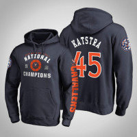 Virginia Cavaliers #45 Austin Katstra 2019 Basketball Champions Hoodie