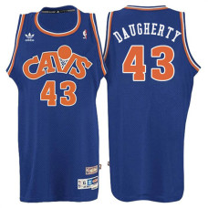 Cleveland Cavaliers #43 Brad Daugherty Blue Hardwood Classics Jersey