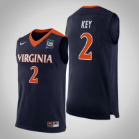 Virginia Cavaliers #2 Braxton Key 2019 Final-Four Jersey