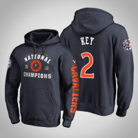 Virginia Cavaliers #2 Braxton Key Navy 2019 Basketball Champions Hoodie