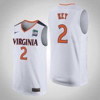 NCAA Braxton Key Virginia Cavaliers White 2019 Final-Four Replica Jersey