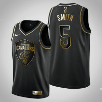 Cleveland Cavaliers #5 J.R. Smith Golden Edition Jersey