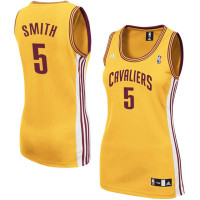 Women's Cleveland Cavaliers #5 J.R. Smith Road Jersey