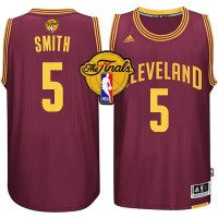 2015 Finals Cavaliers #5 JR Smith Red Jersey