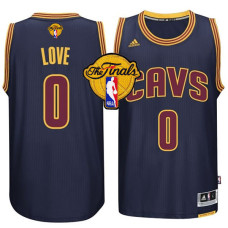 Cleveland Cavaliers #0 Kevin Love Navy Finals Jersey