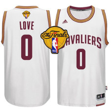 Cleveland Cavaliers #0 Kevin Love White Finals Jersey