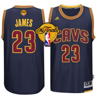 2015 Finals Cavaliers LeBron James Navy Jersey