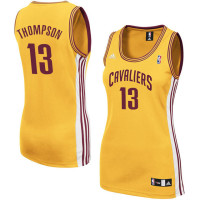 Women's Cleveland Cavaliers #13 Tristan Thompson Gold Road Jersey