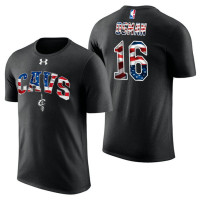 Cleveland Cavaliers #16 Cedi Osman Independence Day T-Shirt