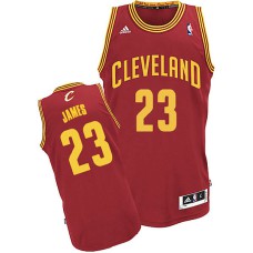 Cleveland Cavaliers #23 LeBron James Red Road Jersey