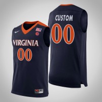 Virginia Cavaliers #00 Custom Navy College Basketball Jersey
