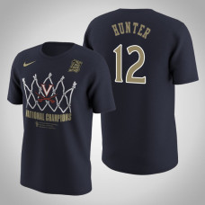 De'Andre Hunter NCAA Virginia Cavaliers Navy 2019 Basketball Champions Locker Room T-Shirt