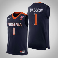 Virginia Cavaliers #1 Francesco Badocchi College Basketball Jersey