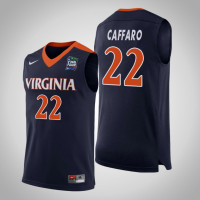 Virginia Cavaliers #22 Francisco Caffaro Navy 2019 Final-Four Jersey
