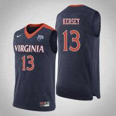 Virginia Cavaliers #13 Grant Kersey Navy 2019 Basketball Champions Jersey